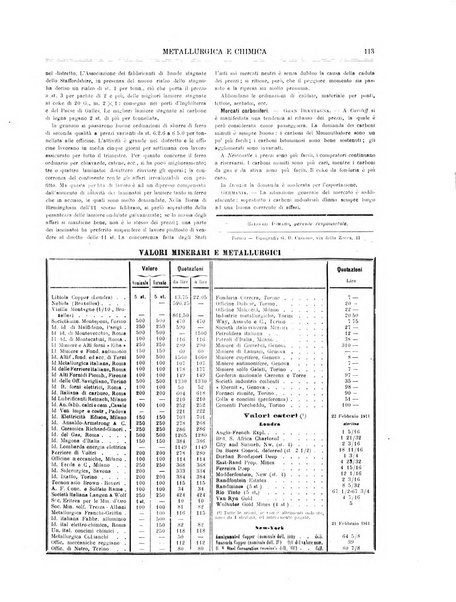 Rassegna mineraria metallurgica e chimica