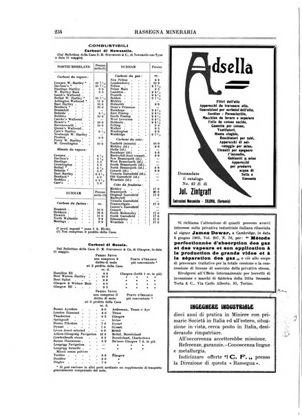 Rassegna mineraria metallurgica e chimica