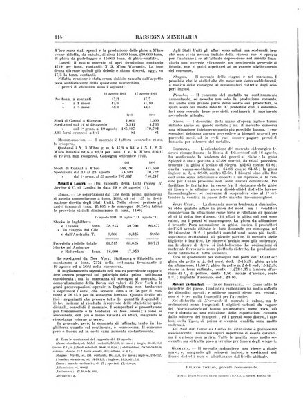 Rassegna mineraria metallurgica e chimica