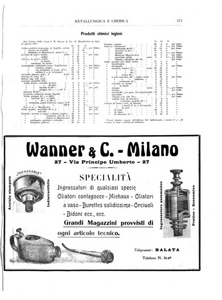 Rassegna mineraria metallurgica e chimica