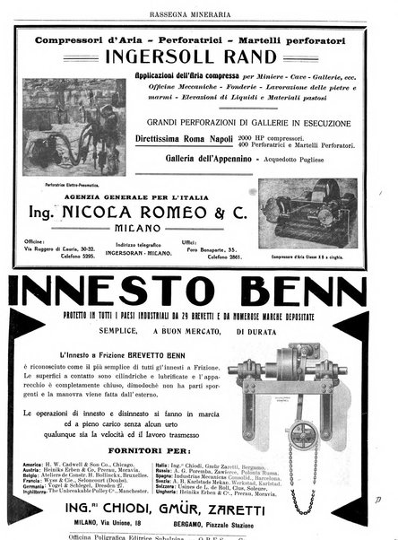 Rassegna mineraria metallurgica e chimica