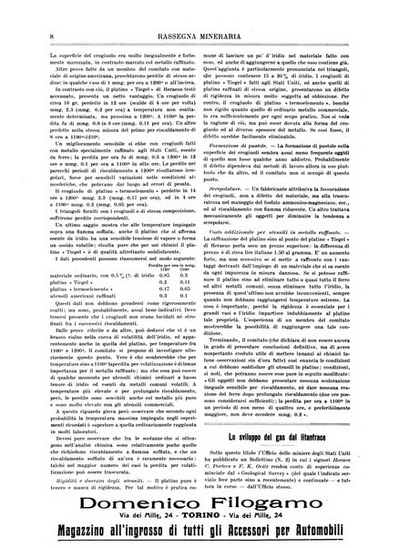 Rassegna mineraria metallurgica e chimica