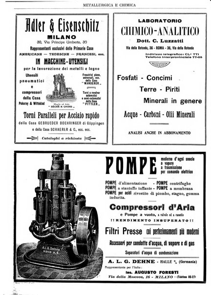 Rassegna mineraria metallurgica e chimica