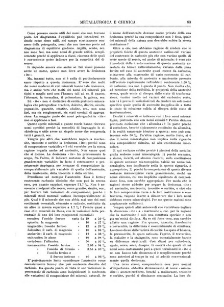 Rassegna mineraria metallurgica e chimica