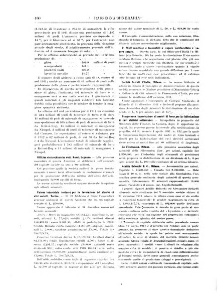 Rassegna mineraria metallurgica e chimica