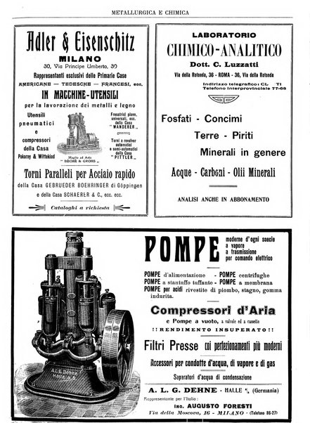 Rassegna mineraria metallurgica e chimica