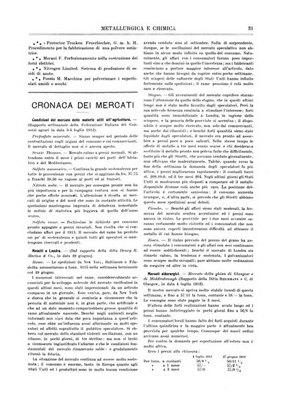 Rassegna mineraria metallurgica e chimica