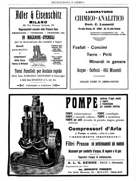 Rassegna mineraria metallurgica e chimica