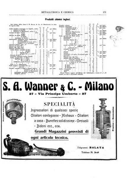 Rassegna mineraria metallurgica e chimica