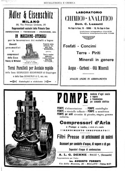 Rassegna mineraria metallurgica e chimica