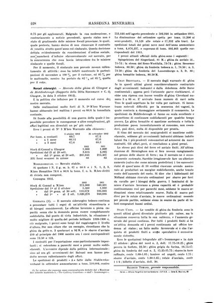 Rassegna mineraria metallurgica e chimica