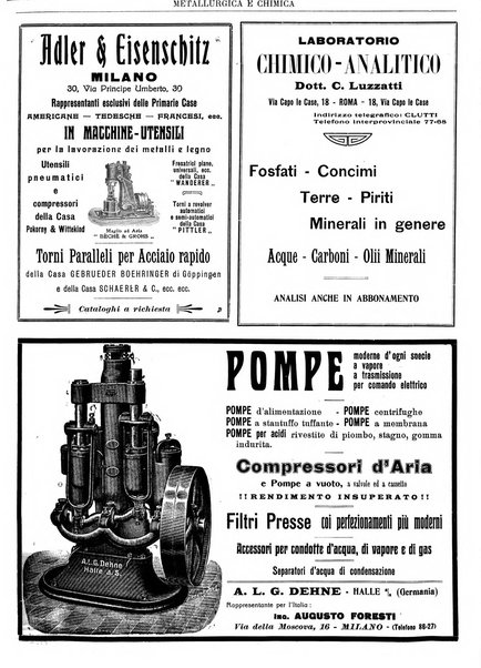 Rassegna mineraria metallurgica e chimica