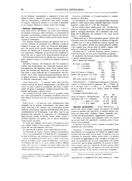 Rassegna mineraria metallurgica e chimica