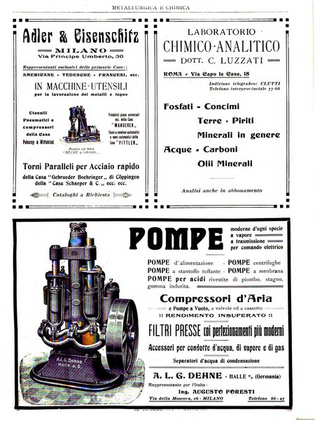 Rassegna mineraria metallurgica e chimica