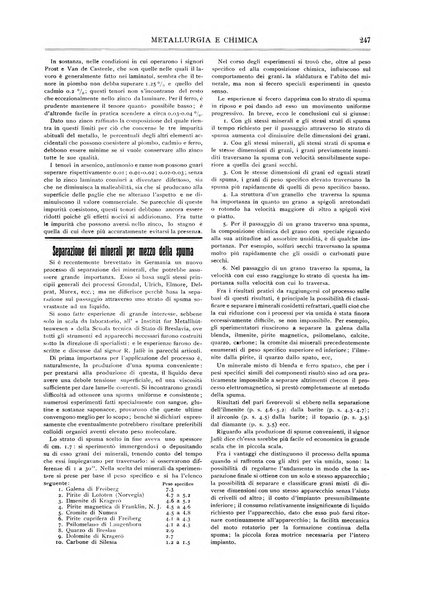 Rassegna mineraria metallurgica e chimica