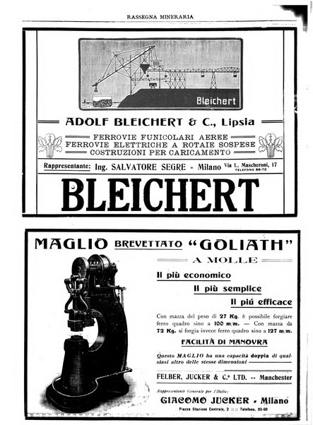 Rassegna mineraria metallurgica e chimica