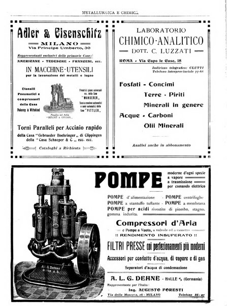 Rassegna mineraria metallurgica e chimica