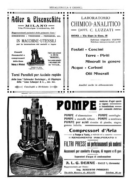 Rassegna mineraria metallurgica e chimica