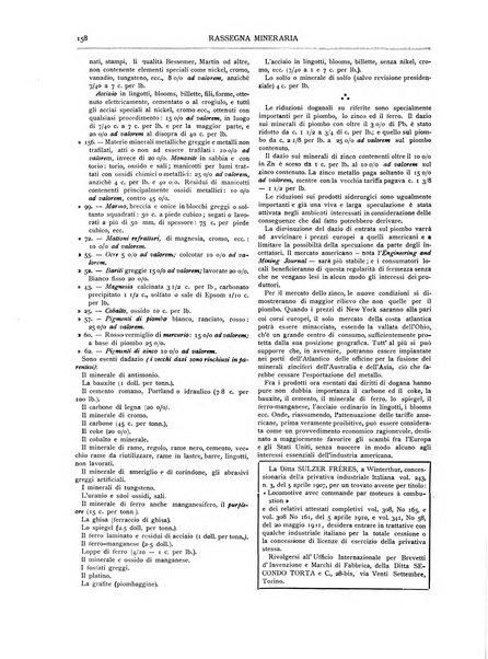 Rassegna mineraria metallurgica e chimica