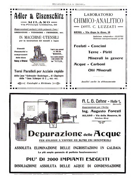 Rassegna mineraria metallurgica e chimica