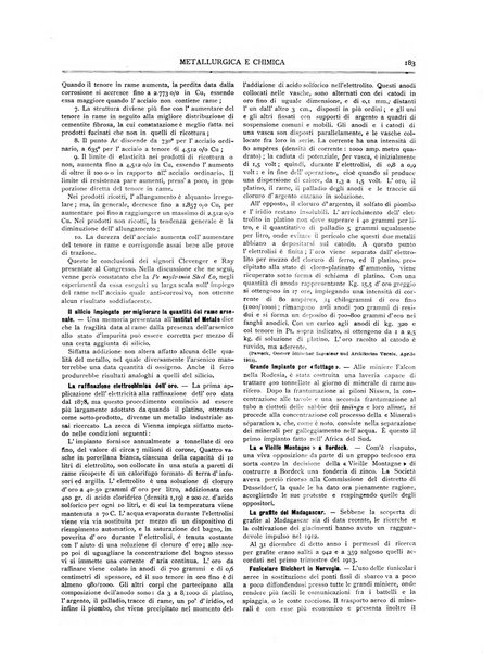 Rassegna mineraria metallurgica e chimica