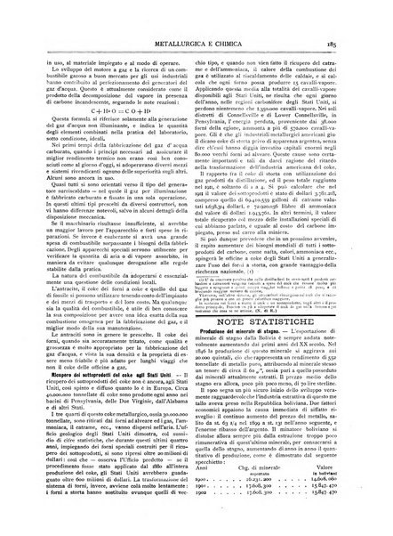 Rassegna mineraria metallurgica e chimica