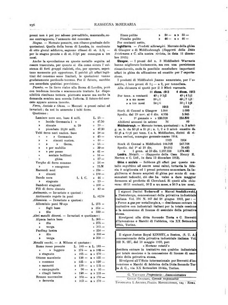 Rassegna mineraria metallurgica e chimica