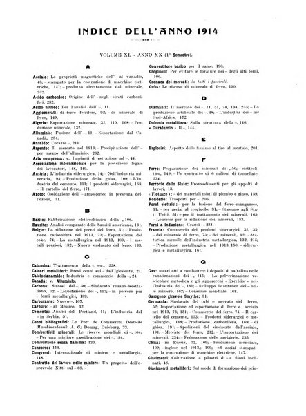 Rassegna mineraria metallurgica e chimica