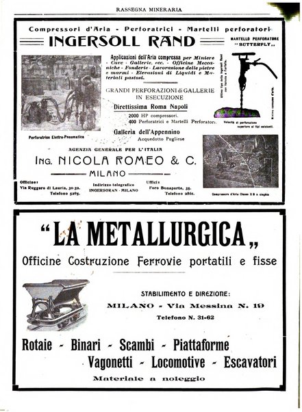 Rassegna mineraria metallurgica e chimica