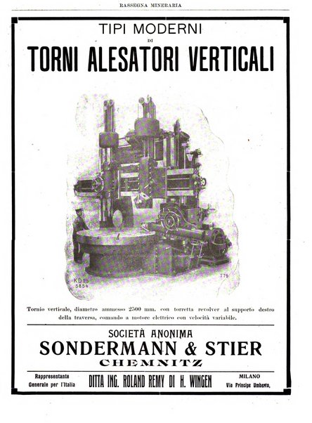 Rassegna mineraria metallurgica e chimica