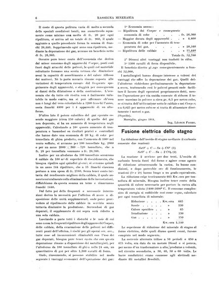 Rassegna mineraria metallurgica e chimica