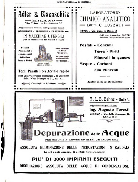 Rassegna mineraria metallurgica e chimica