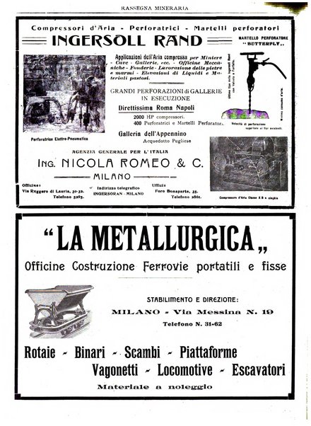 Rassegna mineraria metallurgica e chimica