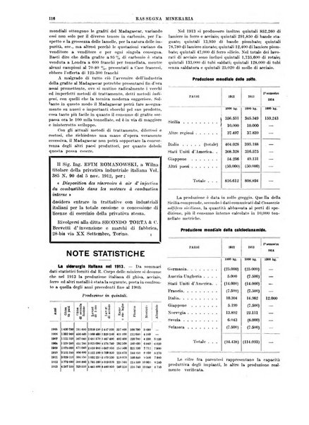 Rassegna mineraria metallurgica e chimica