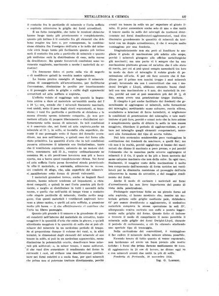 Rassegna mineraria metallurgica e chimica