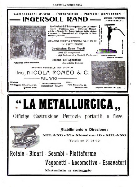 Rassegna mineraria metallurgica e chimica