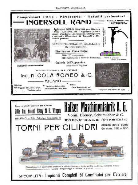 Rassegna mineraria metallurgica e chimica