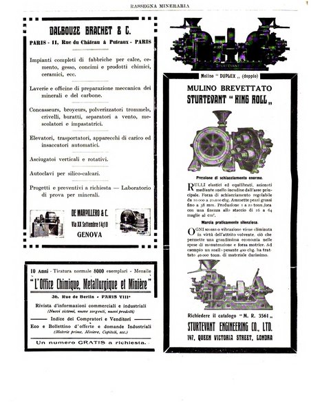 Rassegna mineraria metallurgica e chimica