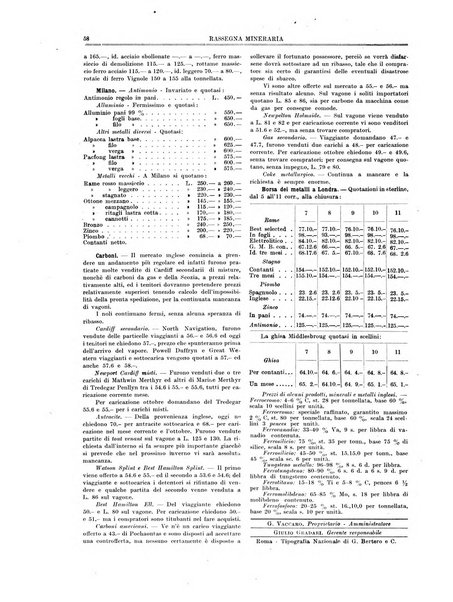 Rassegna mineraria metallurgica e chimica