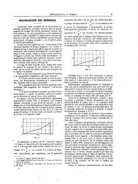 Rassegna mineraria metallurgica e chimica