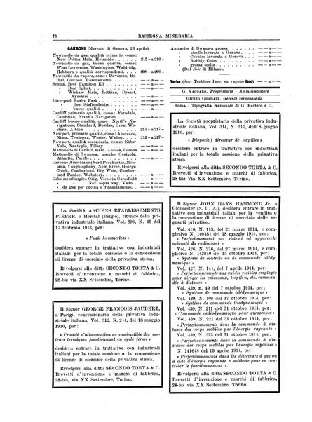 Rassegna mineraria metallurgica e chimica