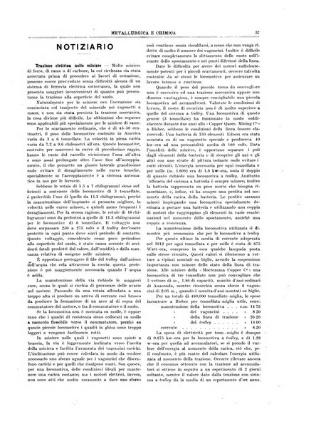 Rassegna mineraria metallurgica e chimica