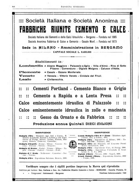 Rassegna mineraria metallurgica e chimica