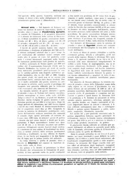 Rassegna mineraria metallurgica e chimica