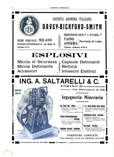 Rassegna mineraria metallurgica e chimica