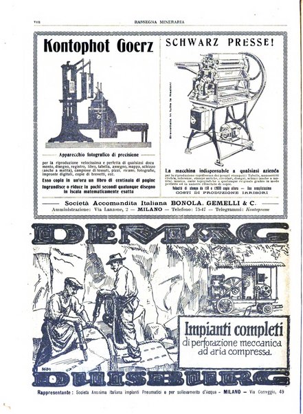 Rassegna mineraria metallurgica e chimica