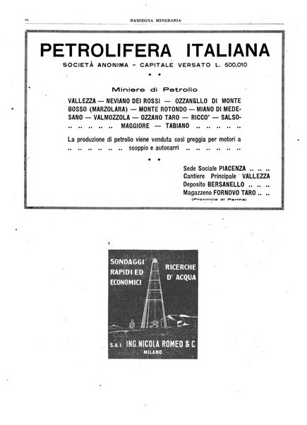 Rassegna mineraria metallurgica e chimica