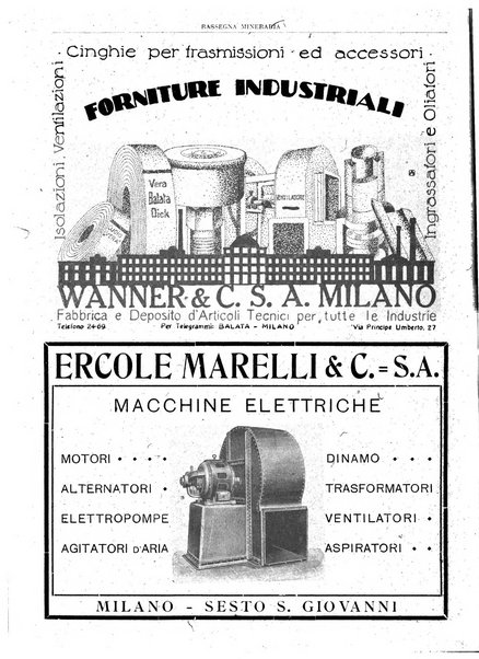 Rassegna mineraria metallurgica e chimica