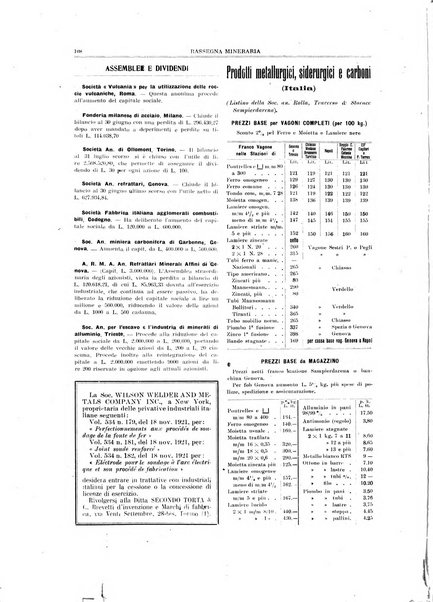 Rassegna mineraria metallurgica e chimica