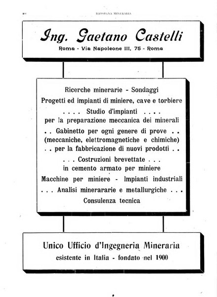 Rassegna mineraria metallurgica e chimica